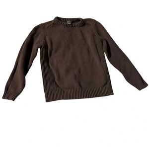 Zara girls 4-5 yr faded brown knit sweater